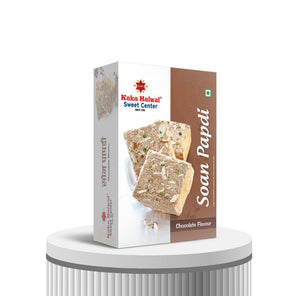 Chocolate Soanpapdi - Kaka Halwai Sweet Centre -
