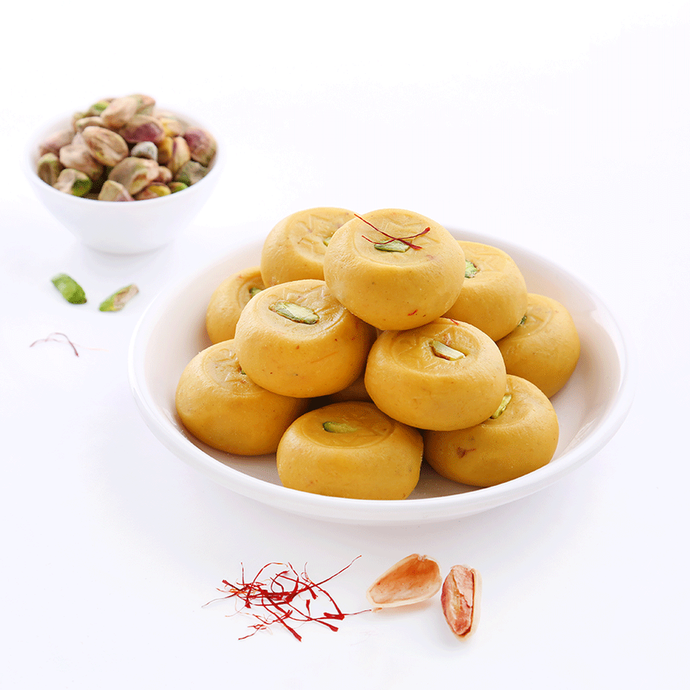 Keshari Pedha - Kaka Halwai Sweet Centre - 