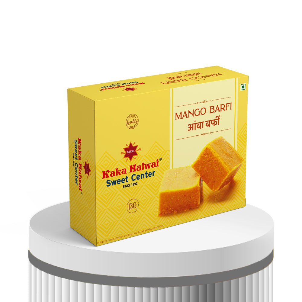 Mango Barfi - Kaka Halwai Sweet Centre - 